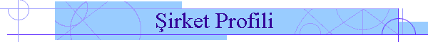 �irket Profili